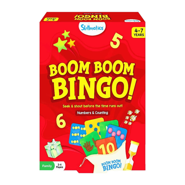 Skillmatics Boom Boom Bingo! Board Game