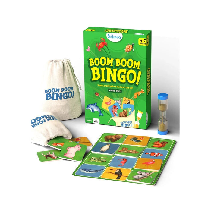 Skillmatics Boom Boom Bingo! Board Game