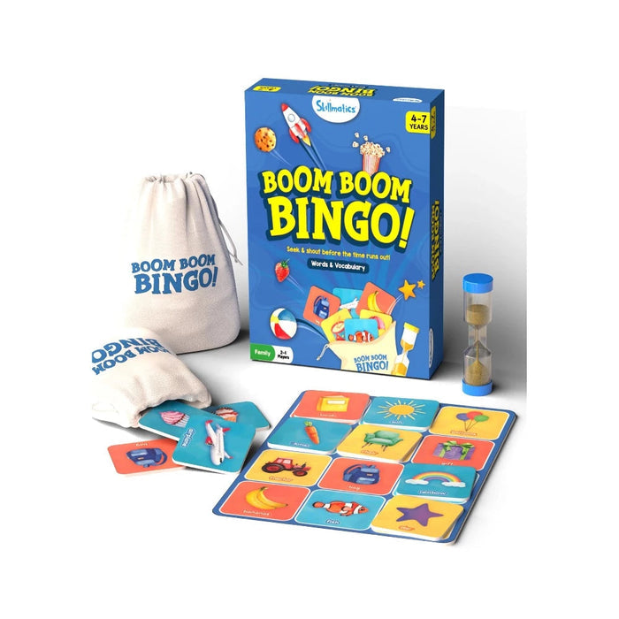 Skillmatics Boom Boom Bingo! Board Game