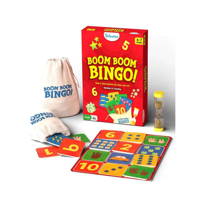 Skillmatics Boom Boom Bingo! Board Game