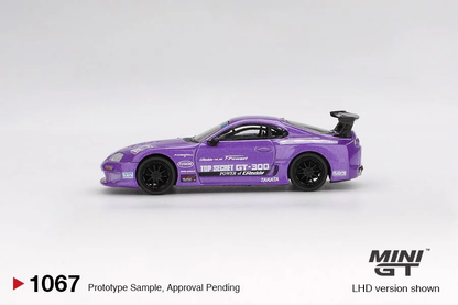 MINI GT Toyota Supra (A80) Top Secret GT-300 Top Secret Purple