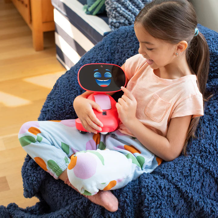 Miko 3: AI-Powered Smart Robot for Kids | STEAM Learning & Educational Robot | Interactive Robot with Learning apps & Unlimited Games | Birthday Gift for Girls & Boys Aged 5-12| Red