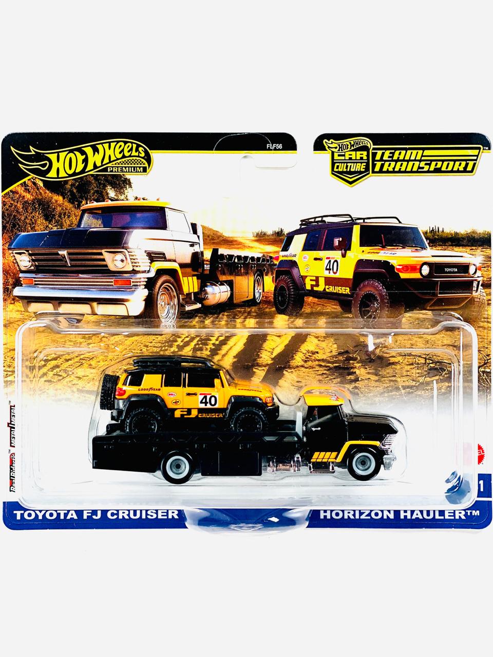 Hot Wheels 2025 Team Transport Case G Toyota FJ Cruiser & Horizon Hauler #81