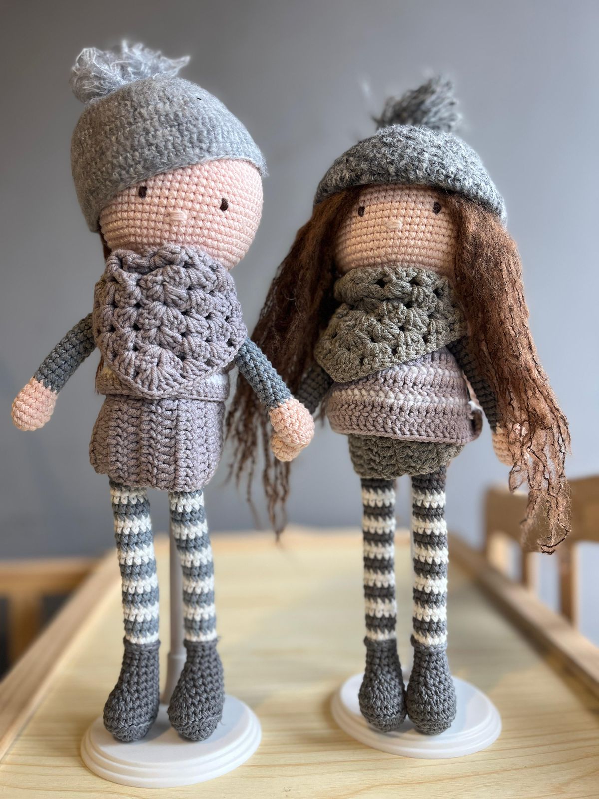 "Handmade with love, stitch by cozy stitch. This little crochet doll is a true work of Handmade Work Made By Vietnam