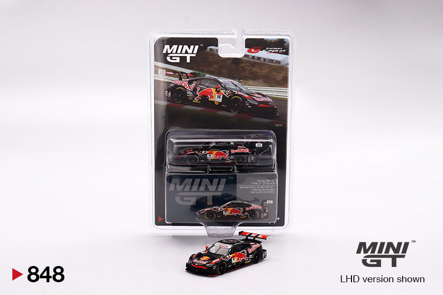 MINI GT Honda NSX-GT "TYPE S" GT500 #16 "Red Bull MOTUL MUGEN NSX-GT " TEAM Red Bull MUGEN 2022 SUPER GT SERIES