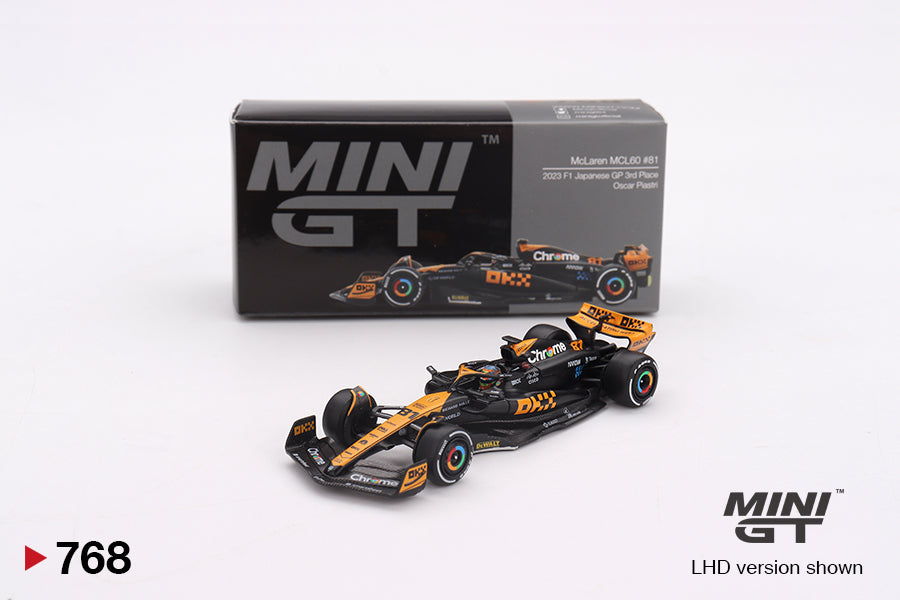 MINI GT McLaren MCL60 #81 Oscar Piastri 2023 F1 2023