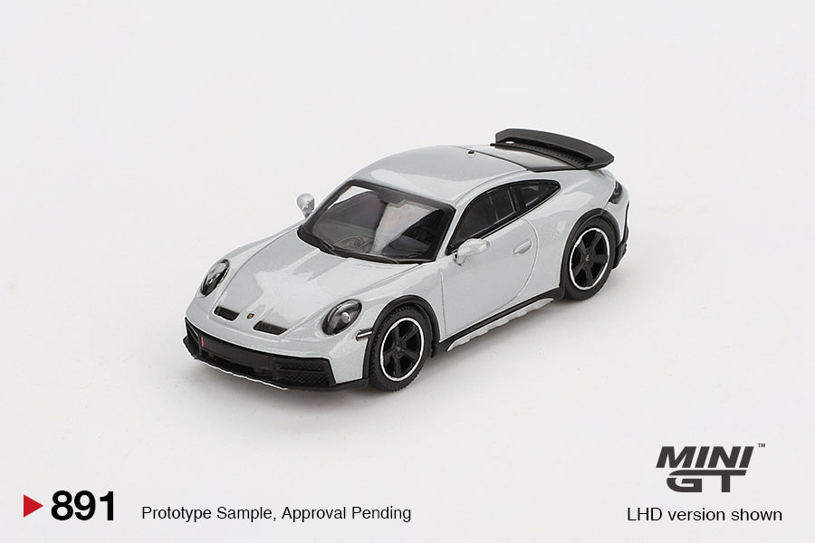 MINI GT Porsche 911 Dakar Ice Gray Metallic