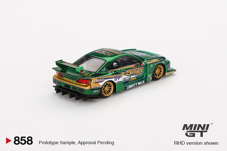 MINI GT Nissan LB-Super Silhouette S15 SILVIA LBWK 2024 Fausto Racing