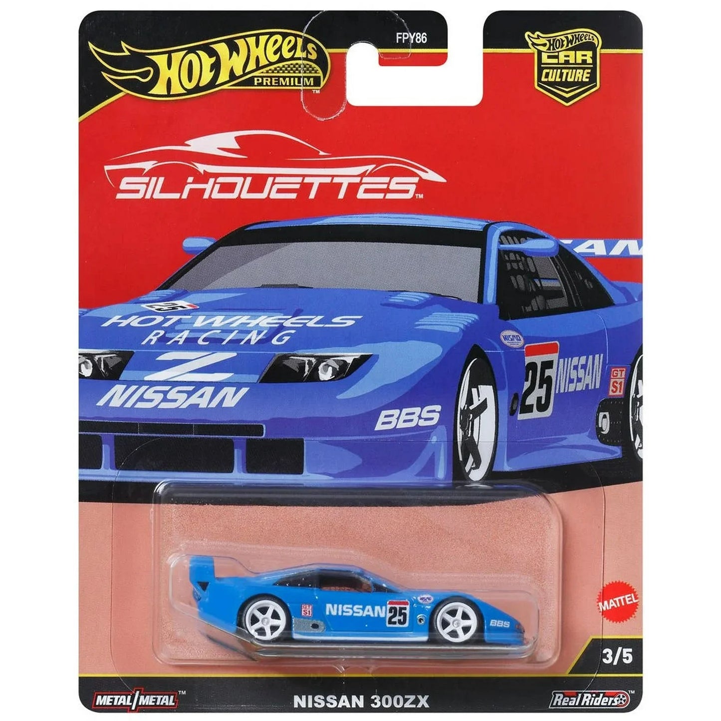 Hot Wheels Premium Car Culture Silhouettes Nissan 300ZX
