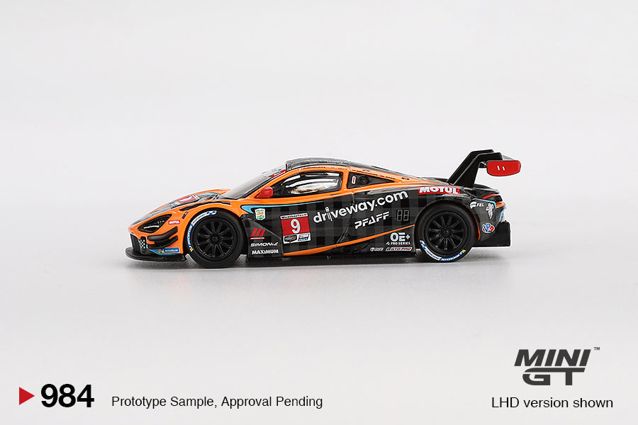 MINI GT McLaren 720S GT3 Evo Pfaff Motorsports 2024 IMSA Daytona 24 Hrs