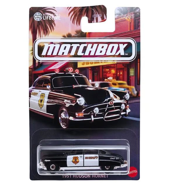 Matchbox 1:64 Scale 1951 Hudson Hornet - Police (Imported)