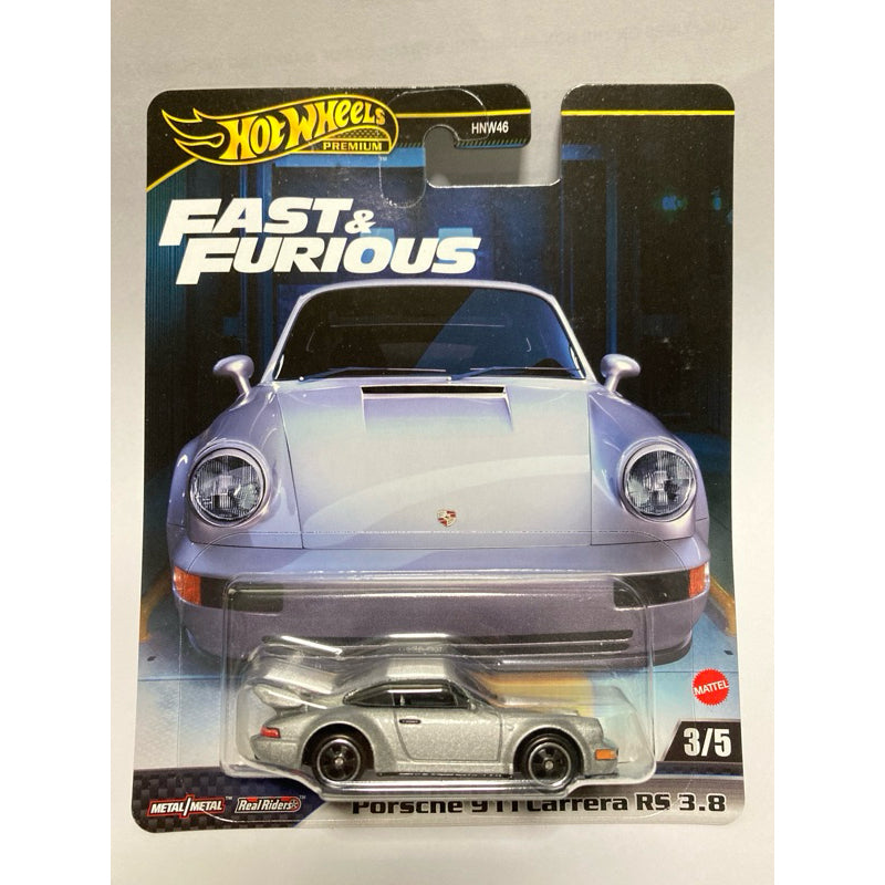 Premium Hot Wheels Fast & Furious 2024 Pop Culture Porche 911 Carrera Rs 3.8