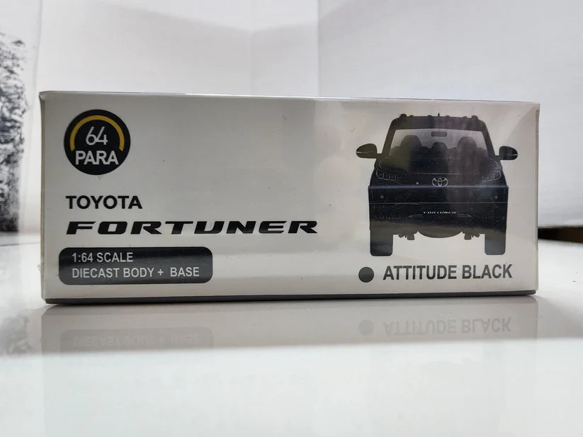 PARA64: 2023 Toyota Fortuner RHD (Attitude Black) 1:64 Scale