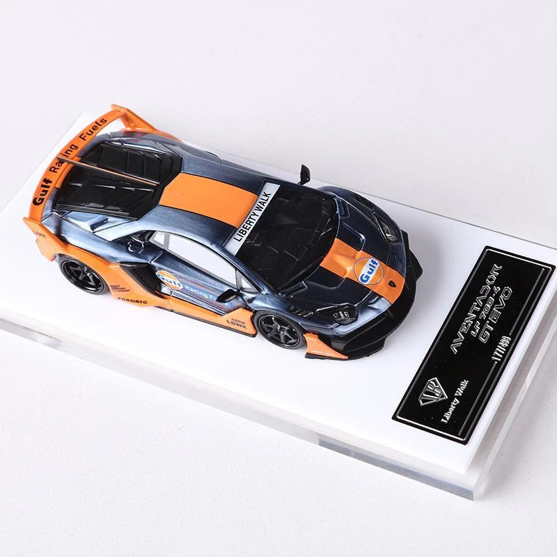 2024 Star Model 1/64 Lamborghini LBWK LP700-4 Aventador GT EVO Gulf