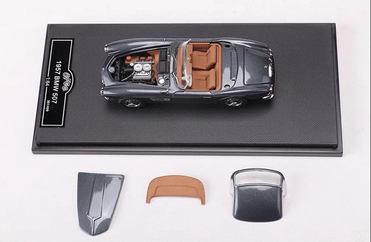 CFCC 1/64 Scale BMW 507 Hardtop Roadster 1957 Red Limited Edition 499
