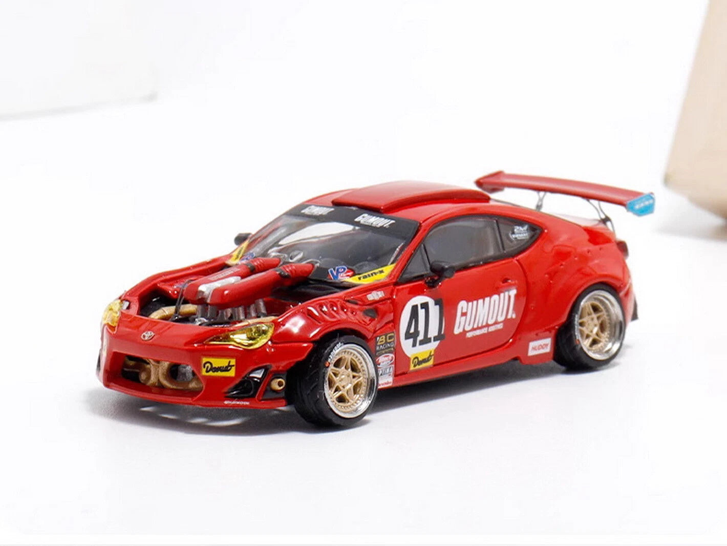 DCM 1/64 Scale Toyota GT4586 Red