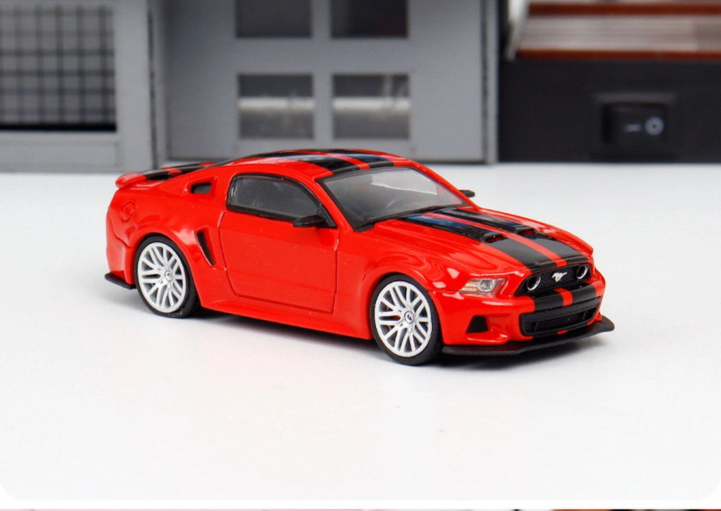 DCM 1/64 Scale Ford Mustang GT 2014 Red Diecast Car Model