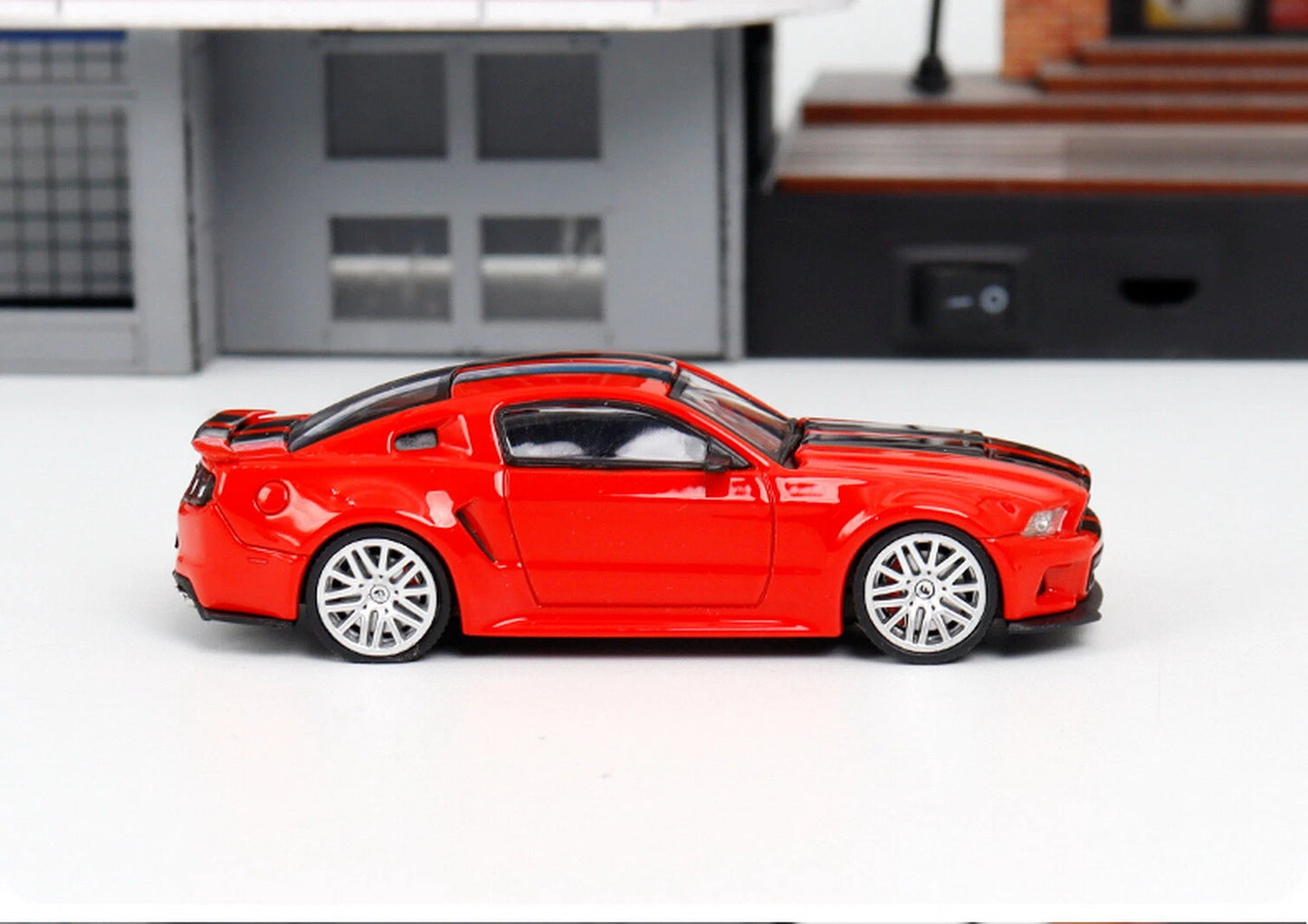 DCM 1/64 Scale Ford Mustang GT 2014 Red Diecast Car Model