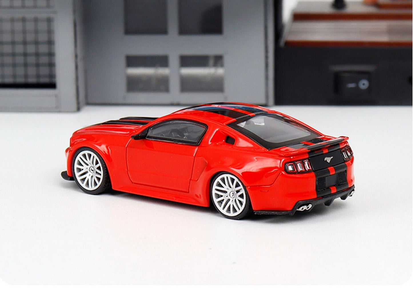 DCM 1/64 Scale Ford Mustang GT 2014 Red Diecast Car Model