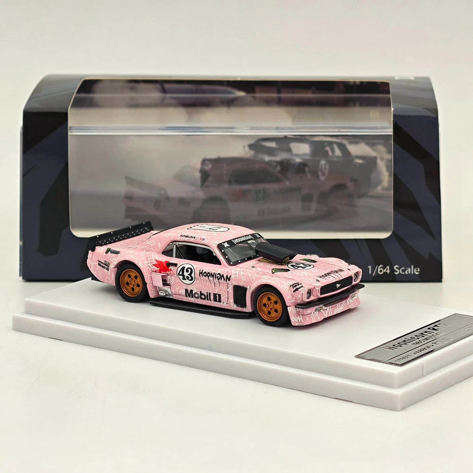 SW 1:64 Ford 1965 Mustang Hoonicorn RTR #43 Coupe Sports Diecast Model Limited