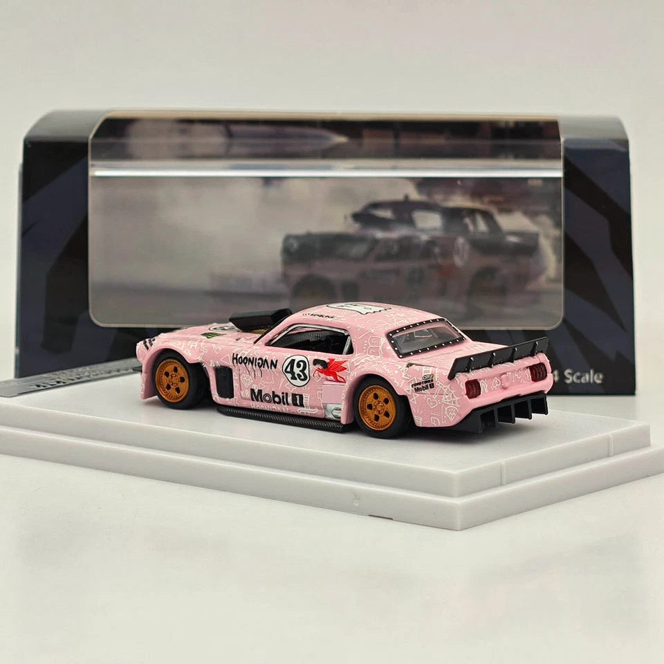 SW 1:64 Ford 1965 Mustang Hoonicorn RTR #43 Coupe Sports Diecast Model Limited