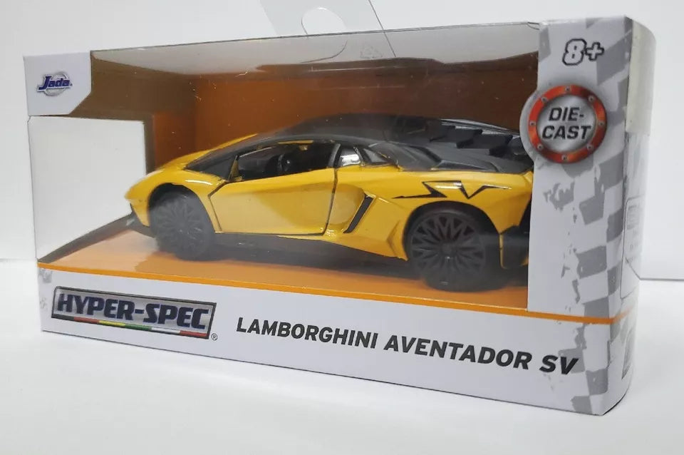 JADA Hyper-Spec Lamborghini Aventador SV Yellow Gold 1:32 New