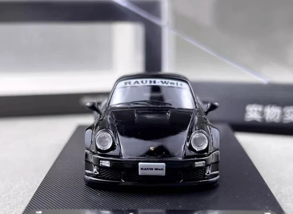 MC 1/64 Black Dragon RWB Porsche 930 Sports Model Diecast Metal Car Collection