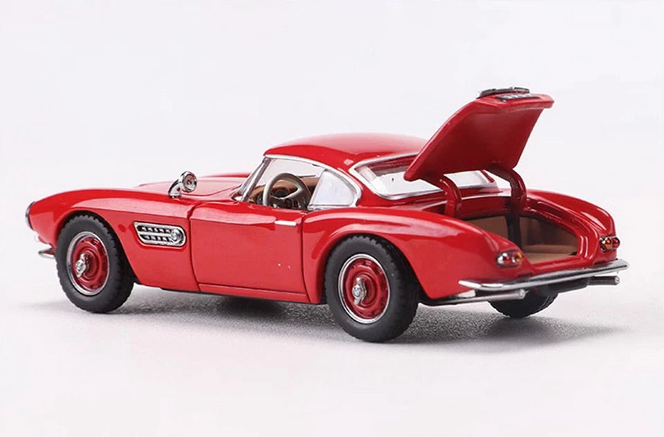 CFCC 1/64 Scale BMW 507 Hardtop Roadster 1957 Red Limited Edition 499
