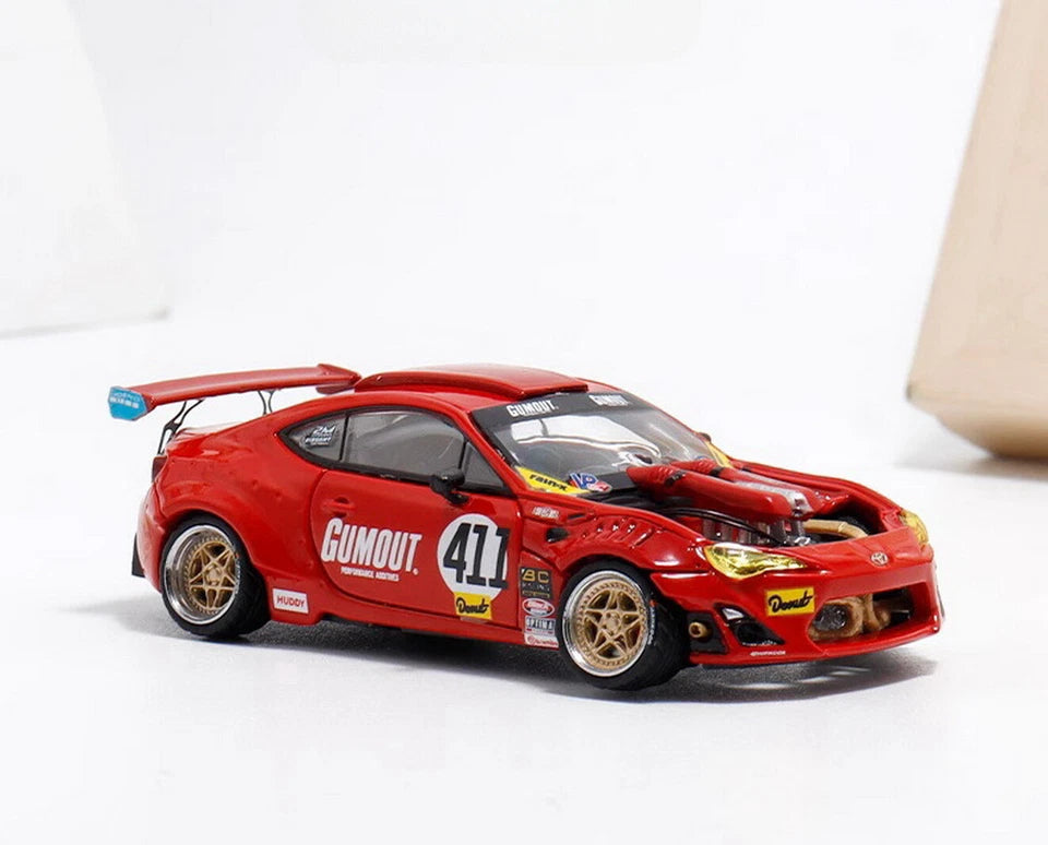 DCM 1/64 Scale Toyota GT4586 Red