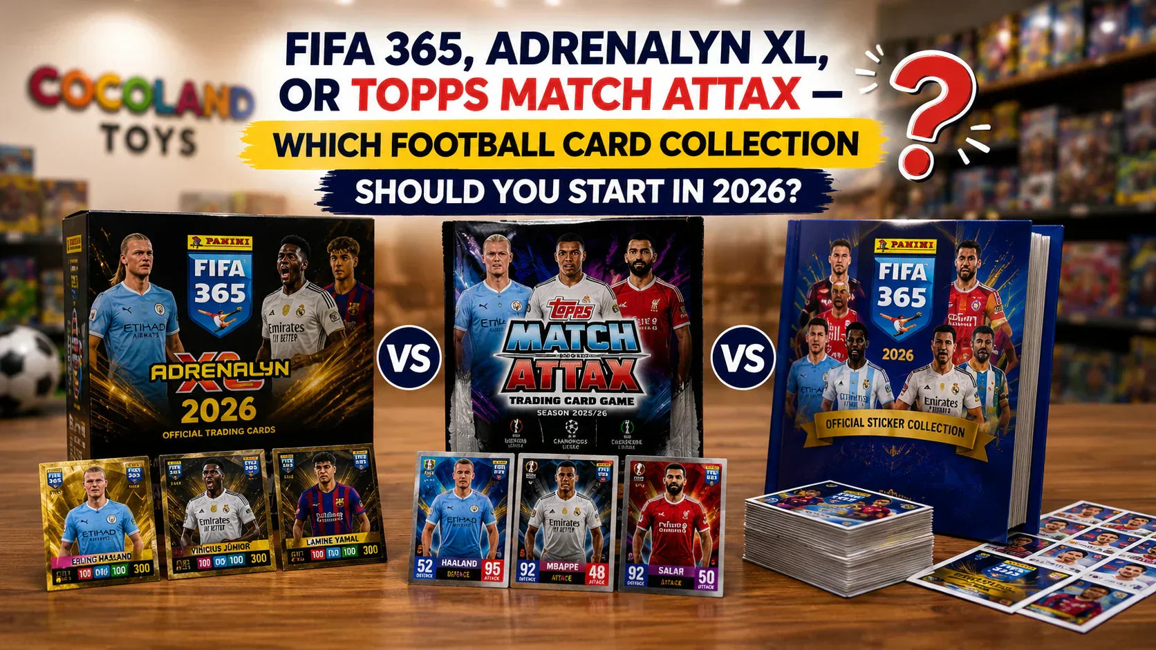 FIFA 365, Adrenalyn XL, or Topps Match Attax — Which Football Card Collection Should You Start in 2026?