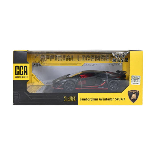 CCA Scale Diecast Car 1:34 For Lamborghini Aventador SVJ 63 Racing Car Metal Car Model