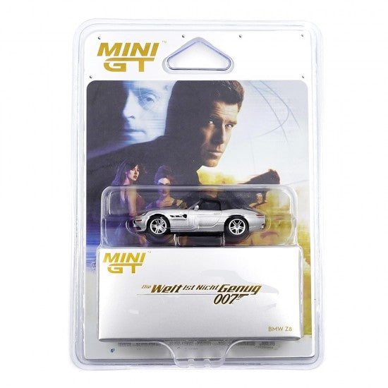 Mini GT 1/64 BMW Z8 007 Series The World Is Not Enough German Blister Packaging