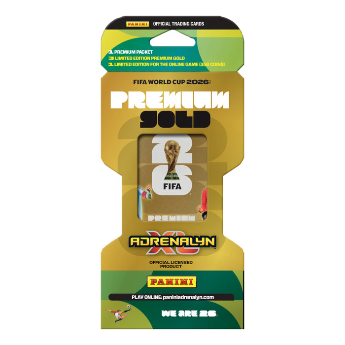 Cocoland toys Panini FIFA World Cup 2026 Adrenalyn XL Premium Gold Multi Set Front View