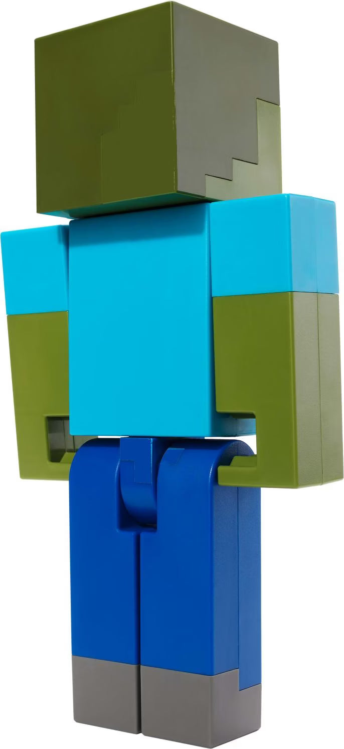 Mattel Minecraft Action Figure & Accessories 2-Pack With Zombie/ Zombi/ Zumbi Collectible Toy Set