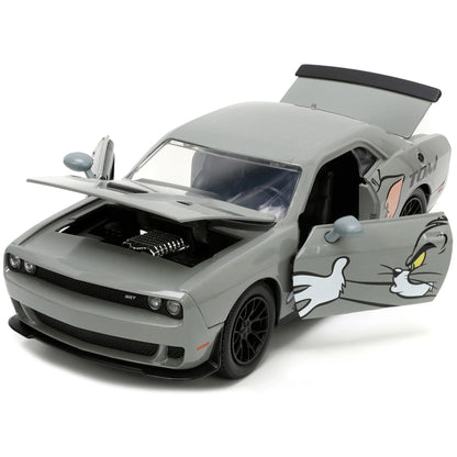Jada Toys - 1:24 Tom And Jerry Hollywood Rides '15 Dodge Challenger Hellcat with Jerry Fig, 6 of 7    Jada Toys Jada Toys - 1:24 Tom And Jerry Hollywood Rides '15 Dodge Challenger Hellcat with Jerry Fig
