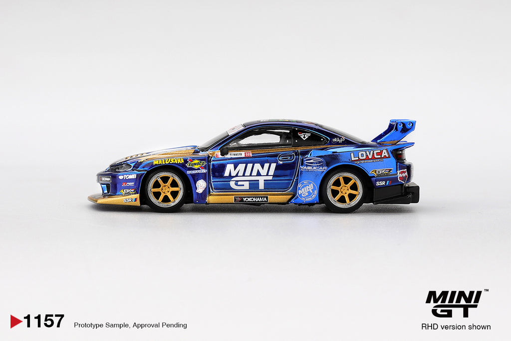 MINI GT Nissan Silvia (S15) LB-Super Silhouette #555 Team MINI GT Liberty Walk 2025 Formula Drift