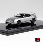 1:43 LCD Models Toyota Supra A80 (Silver) Full Open Diecast Car Model