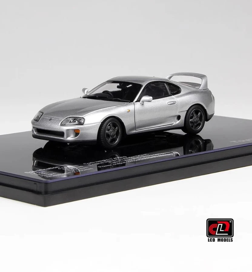 1:43 LCD Models Toyota Supra A80 (Silver) Full Open Diecast Car Model