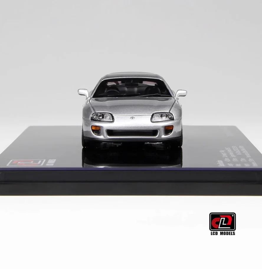 1:43 LCD Models Toyota Supra A80 (Silver) Full Open Diecast Car Model