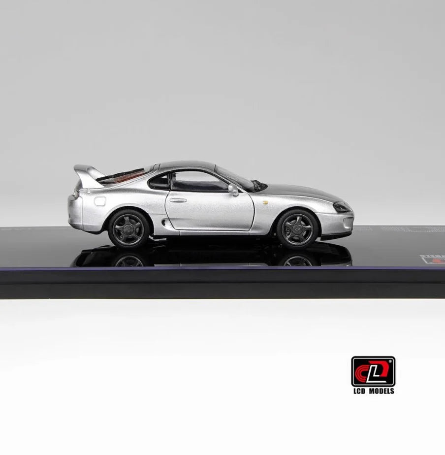 1:43 LCD Models Toyota Supra A80 (Silver) Full Open Diecast Car Model