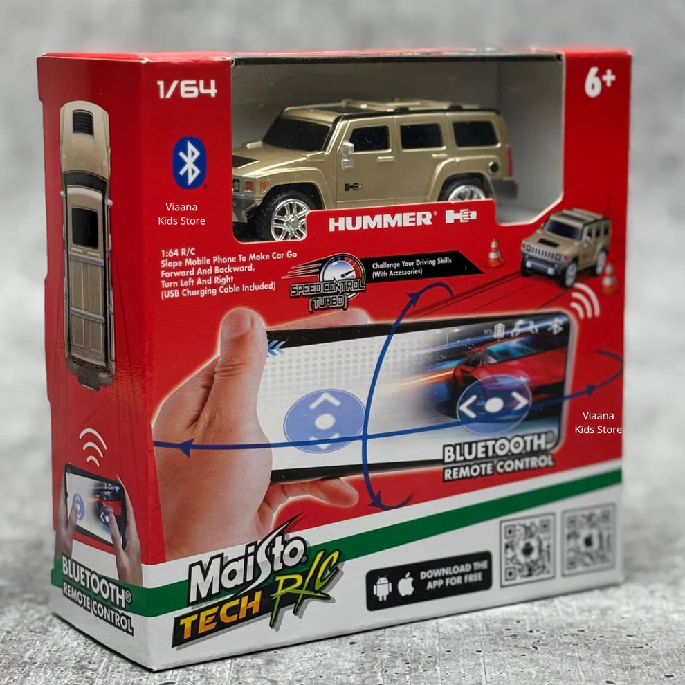 Maisto to Tech R/C Volkswagen Touareg Car Bluetooth Remote Control 1/64 scale (Silver)