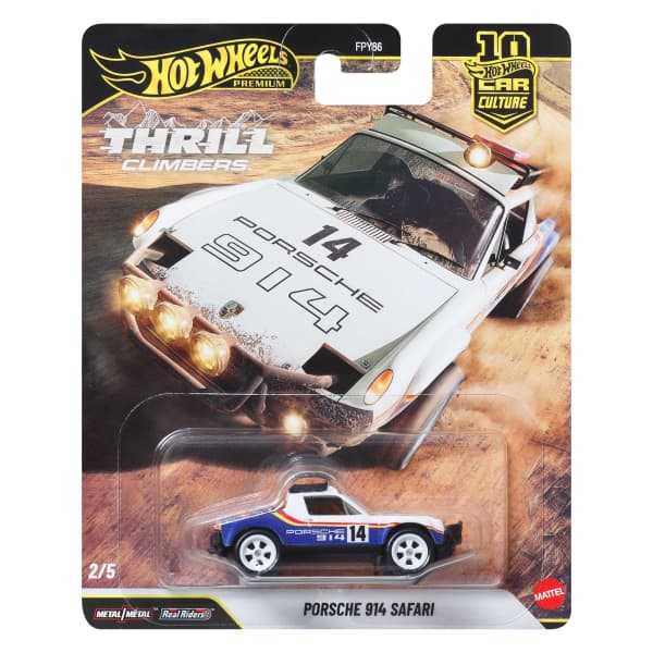 Cocoland Toyz Porsche 914 Safari premium die-cast rally car with blue and white racing livery