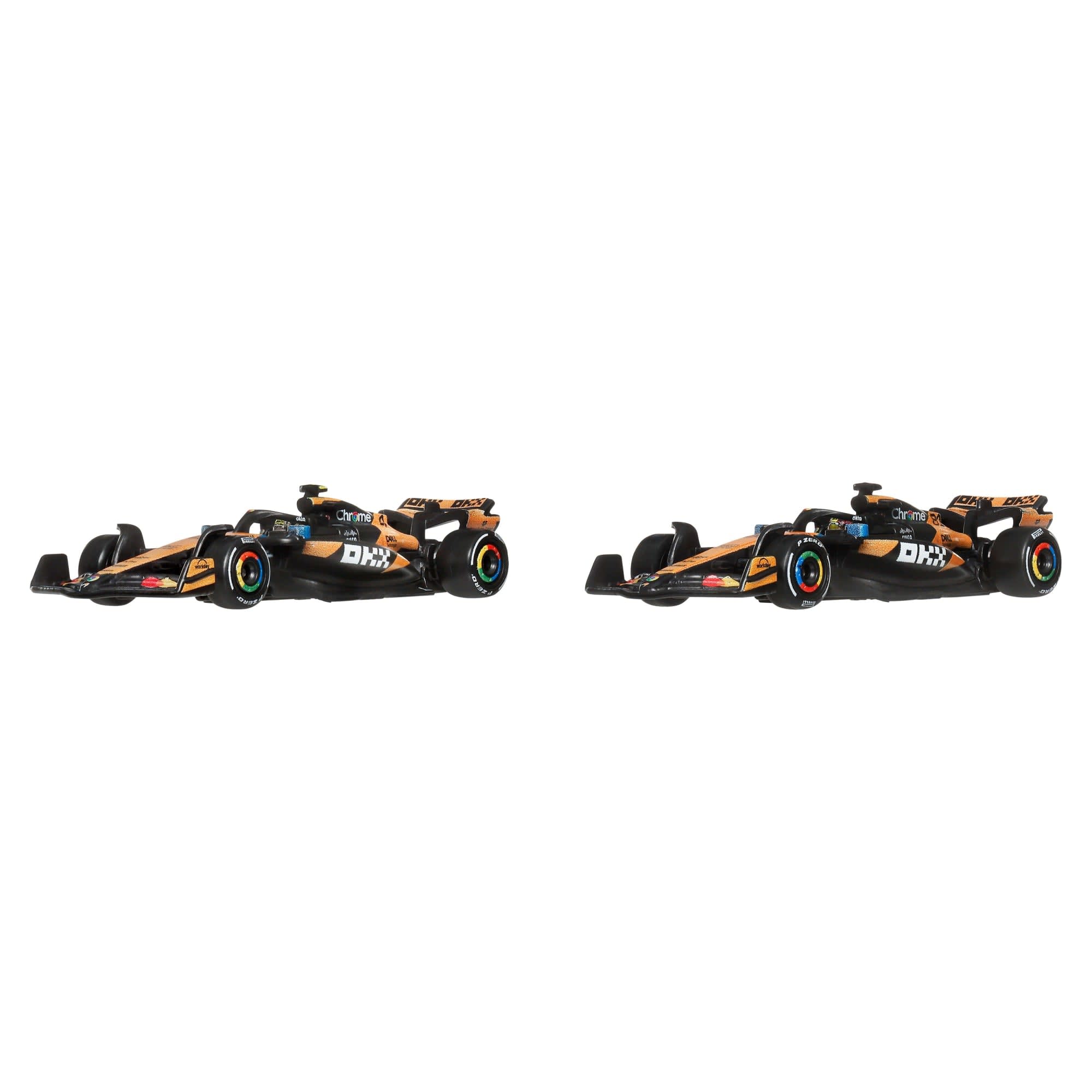 Hot Wheels Premium McLaren 2025 Formula 1® Team #81 & Team #4