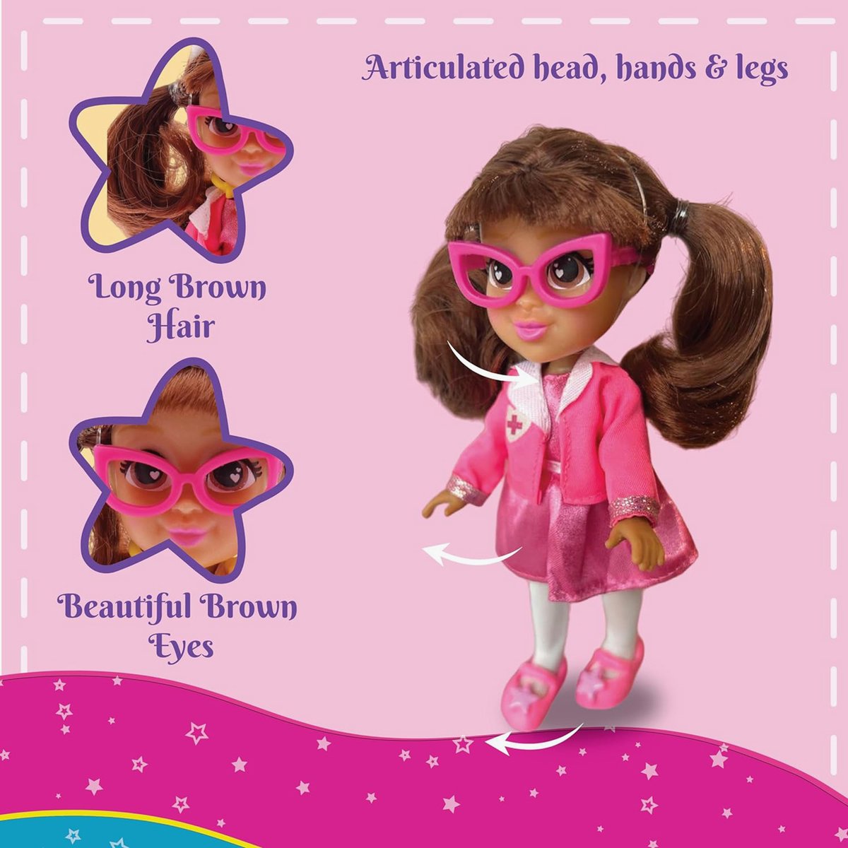 Li'L Diva Doctor Cassie Doll - 6 Inch