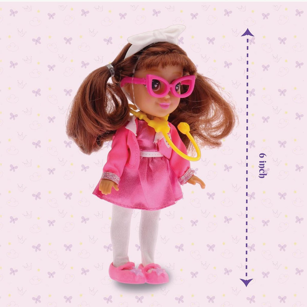 Li'L Diva Doctor Cassie Doll - 6 Inch