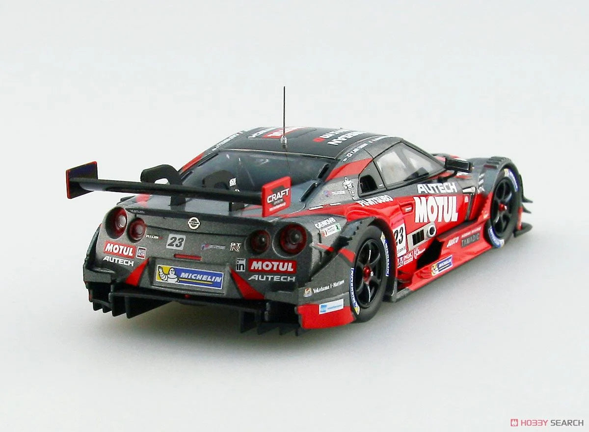 Cocoland Toys Ebbro MOTUL AUTECH GT-R SUPER GT500 2014 No.23 Champion rear three-quarter view