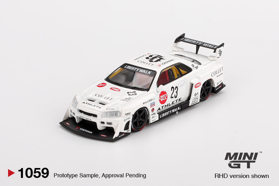 MINIGT Nissan LB-ER34 Super Silhouette ATHLETE/COLLET ( BLISTER )
