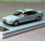 DCM 1:64 White 1996-98 E38 L7 728il Luxury Sedan Model Diecast Metal Car New