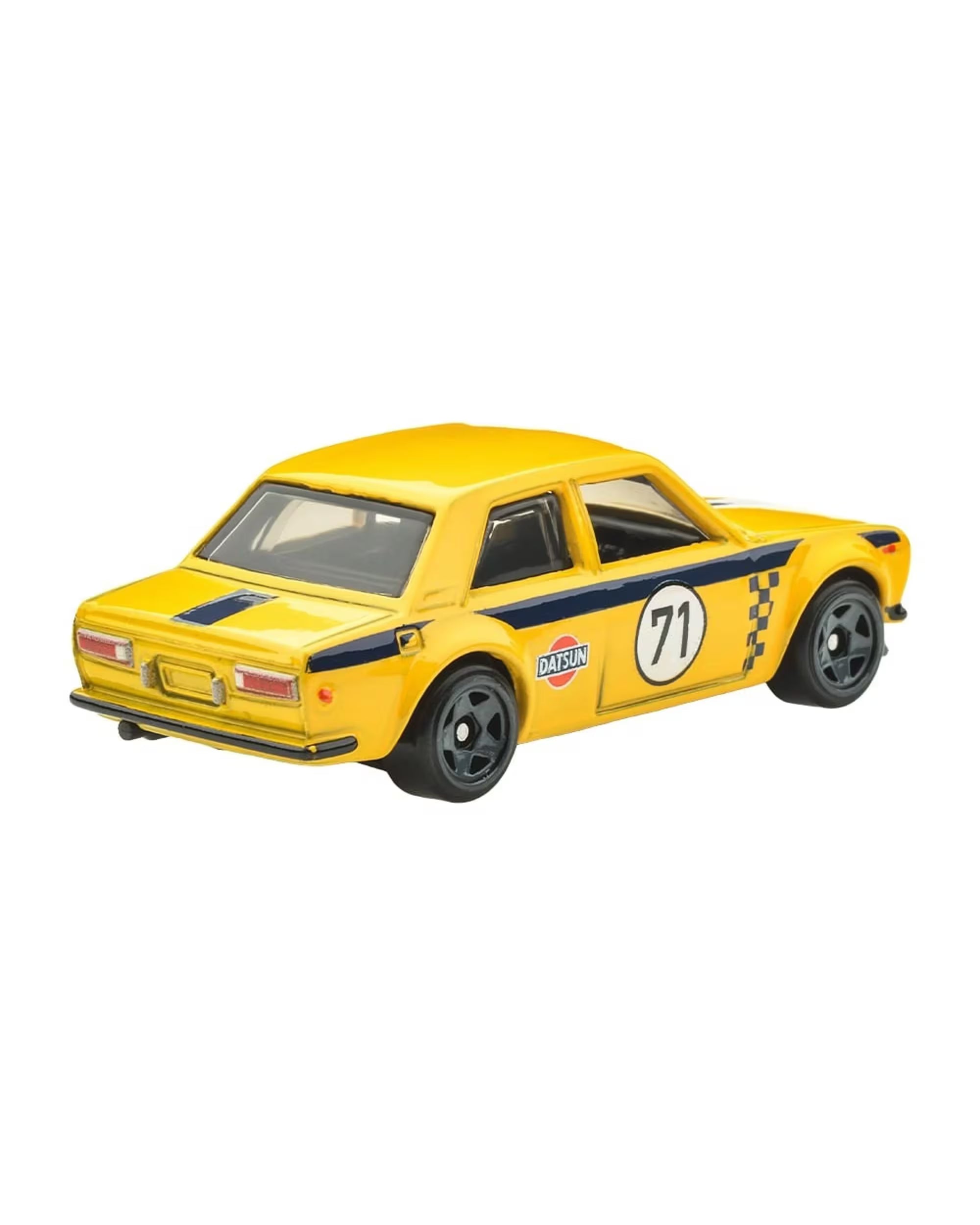 Cocoland Toyz Hot Wheels '71 Datsun 510 collectible die-cast rally car rear view