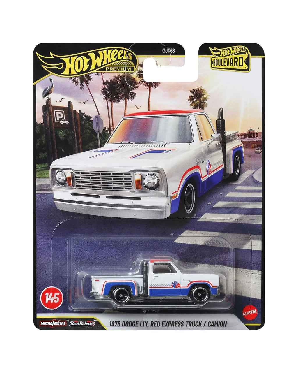 Cocoland Toyz Hot Wheels Boulevard 1972 Chevy LUV Pickup premium die-cast truck with collector packaging
